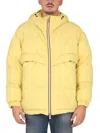 K-way Yellow Down Jacket In Yellow