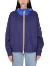 K-way Claudey Jacket Unisex In Blue