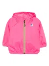 K-way Claudine Rain Jacket In Pink