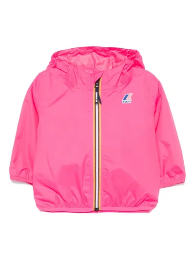 K-way Babies' Claudine Rain Jacket In Pink