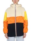 K-way Claumix Sherpa Nylon Blanket In Orange