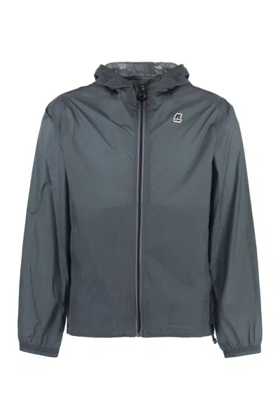 K-WAY K-WAY CLEON HOODED NYLON JACKET