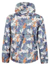 K-way Cleon Ripstop Graphic Man Jacket Slate Blue Size S Polyester