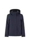 K-way K Way Dorel Bonded Padded Hooded Jacket In Blue