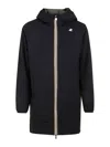 K-way Veste Coupe-vent Le Vrai 3.0 Eiffel En Nylon In Black