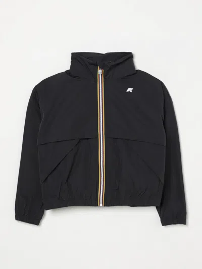 K-way Coat  Kids Color Black In Schwarz