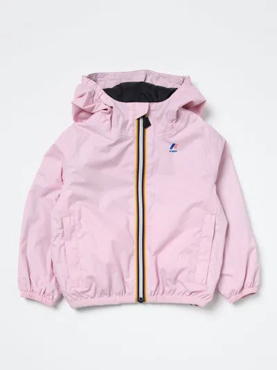 K-way Coat  Kids Color Blush Pink In Blush Pink