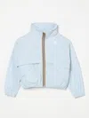 K-way Aubette Blue Jacket In Gnawed Blue