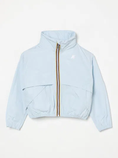 K-WAY JACKET K-WAY KIDS COLOR GNAWED BLUE,G68050011