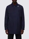 K-way Jacket  Men Color Blue In Blue