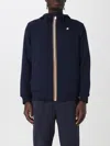 K-way Jack Stretch Nylon Jersey Jacket In Blue