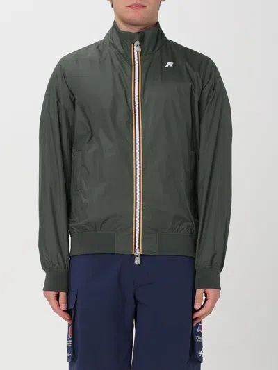 K-way Coat  Men Colour Grass Green