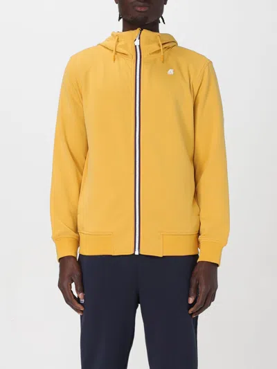 K-way Coat  Men Color Yellow