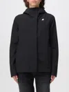 K-way Coat  Woman Color Black In Black