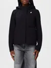 K-way Coat  Woman Color Black In Black