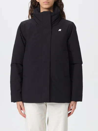 K-way Coat  Woman Color Black In Blue