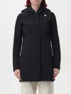 K-way Coat  Woman Color Black In Schwarz