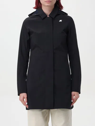 K-way Coat  Woman Color Black In Schwarz