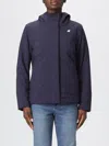 K-way Coat  Woman Color Blue In Blue