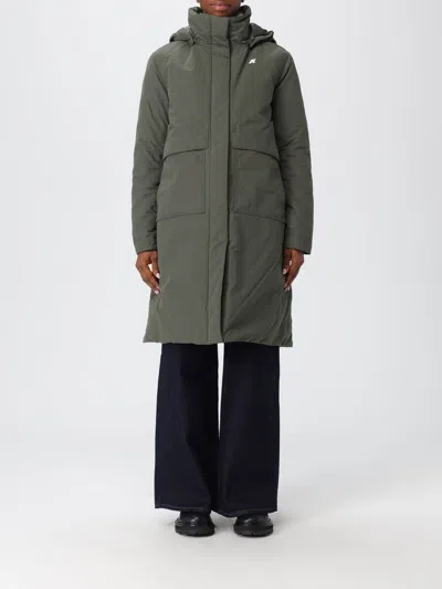 K-way Coat  Woman Color Green