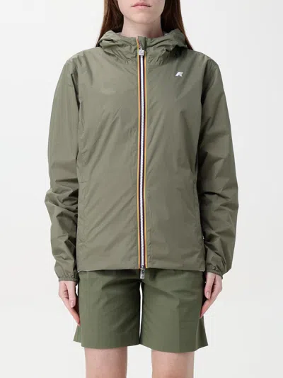K-WAY JACKET K-WAY WOMAN COLOR GREEN,G61584012