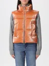 K-way Thille Padded Gilet In Orange