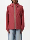 K-way Lily Plus.2 Double Short Down Jacket In Red