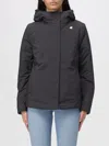 K-way Coat  Woman Color White In Black