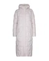 K-way Quilted Thermo Microfiber Coat With Adjustable Hood In White