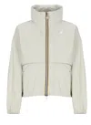 K-way Aubette Memory Touch Jacket In Neutral