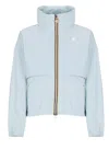 K-way K Way Aubette Memory Touch Blue Baby Jacket In Blue