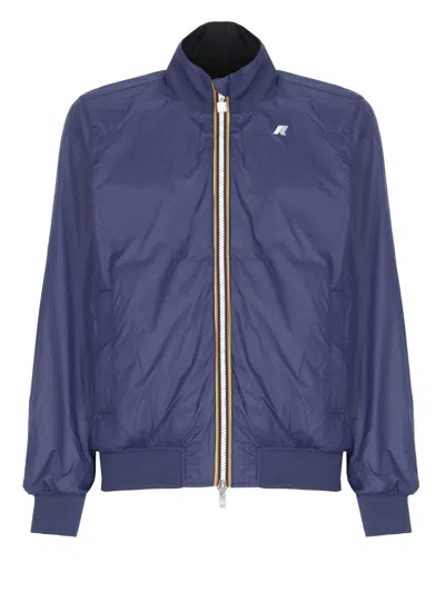 K-way Coats In Blue