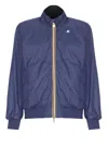 K-way Arsene Jacket In Blue