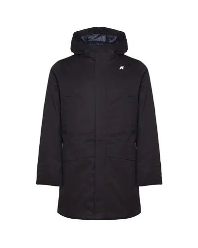 K-way Jarno Twill Marmotta Jacket In Black