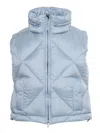 K-way Sleeveless Quilts In Blue