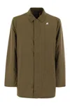 K-way K Way Benny Ottoman Waterproof Jacket In Brown