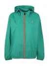 K-way Le Vrai 3.0 Claudette Jacket In Green