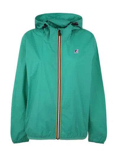 K-way Le Vrai 3.0 Claudette Jacket In Green