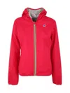 K-way Hooded Long-sleeved Casual Jacket In Multicolour