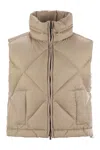 K-way Will Super Light Thermo Heavy Waistcoat In Nude
