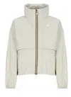K-way Aubette Memory Touch Jacket In Neutral