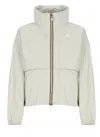 K-way Aubette Memory Touch Jacket In Neutral