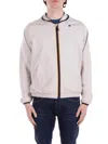 K-way Coats Beige In Beige Chiari E Naturali