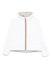 K-way Laurette Plus.2 Jacket In Bianco E Beige