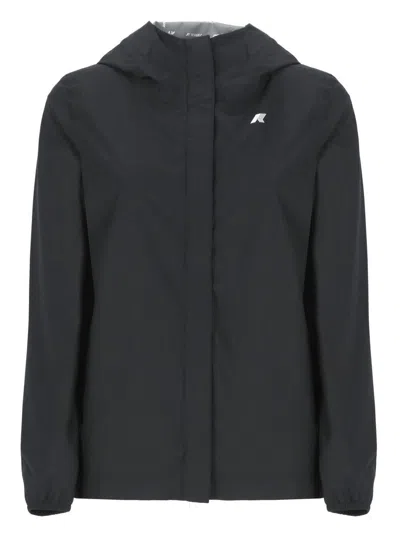 K-way Marguerite Jacket In Black