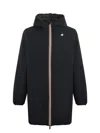 K-way Veste Coupe-vent Le Vrai 3.0 Eiffel En Nylon In Black