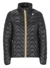 K-way Black Polyamide Jackets & Coat In Black
