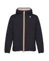 K-way Jacket  Men Color Black In Black, Beige