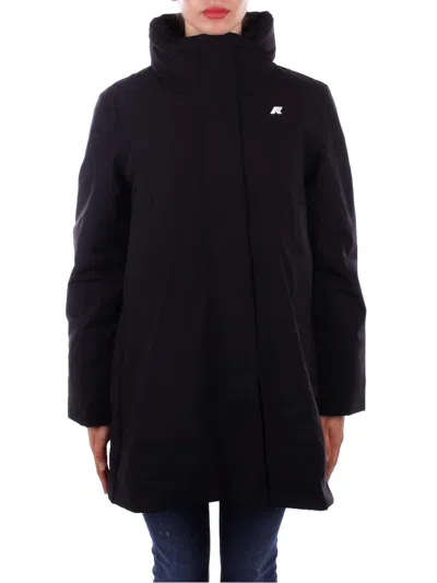 K-way Coats In Black Pure Nero