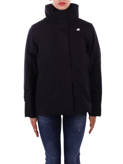 K-way Coats In Black Pure Nero
